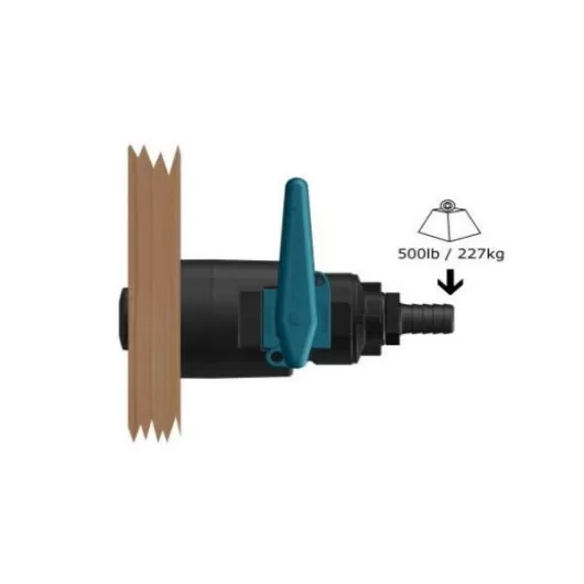 Collier de renfort noir Trudesign | Passe-coque, évent & passe-cloison pour bateau à voile ou moteur | résistance latérale