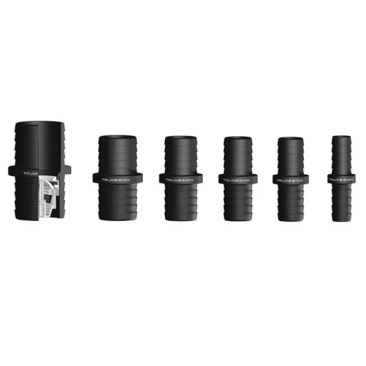 Clapet anti-retour MM noir Trudesign | Embout plomberie, raccord & accessoire réservoir bateau ou van | gamme complète