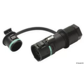 THS.389.M4E  0.25 à 1.5 mm² 4/5 poles Techno| Prise rallonge 12V bateau camping-car H2R Equipements | avec capuchon