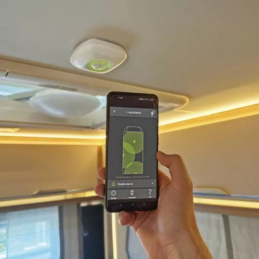 ETRAILER E-Movement - Capteur de mouvement connecté pour van, fourgon, camping-car et bateau