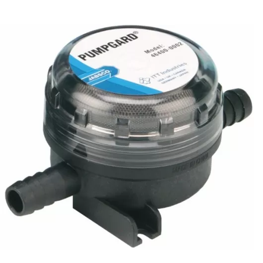 Filtre en ligne 13 mm Jabsco| Filtre de pompe & vase d'expansion bateau camping-car | Mailles fines