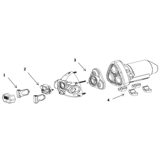 Groupe d'eau Par-Max 2 12V 7,6 L/min Jabsco | Groupe d'eau & pompe de bateau et camping car | éclaté