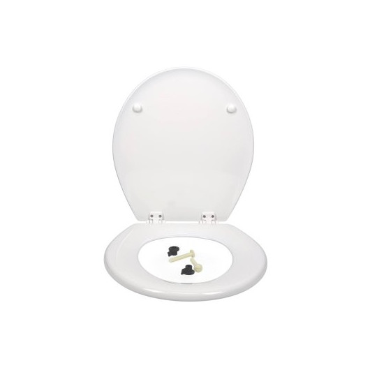 Abattant WC Regular Grand modèle Jabsco | Accessoire WC voilier de plaisance voile ou bateau moteur | Kit livraison