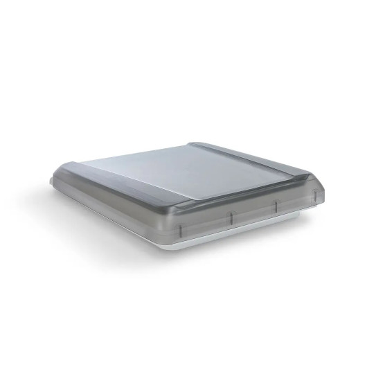 MPK Vison Star M pro 2, lanterneau 40 x 40 pour van et camping-car, vu fermé arrière