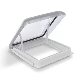 MPK Vision Star M Pro LED - lanterneau 40 x 40 cm pour van, fourgon aménagé et camping-car _ Ouvert vu arrière