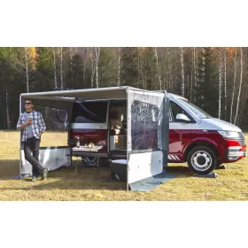 Side W Pro F45 VW T5/T6 Fiamma | paroi latérale pour store banne de van aménagé