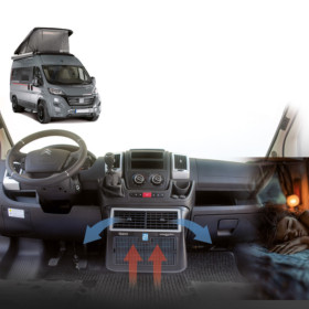 TELECO Ultra comfort 6000 | Ducato X250 / X290 TELECO Ultra comfort 6000 - Climatisateur réversible 230 V pour fourgon aménagé Ducato X250 / X290