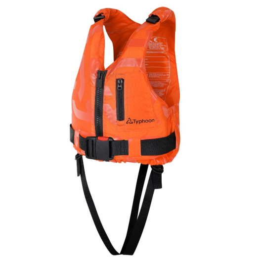 Gilet Hudson 50N orange Typhoon | Brassière & gilet mousse pour sport nautique canoë-kayak paddle | homologue moins de 2 miles