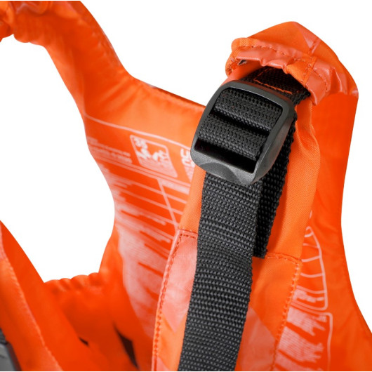 Gilet Hudson 50N orange Typhoon | Brassière & gilet mousse pour sport nautique canoë-kayak paddle | boucle de serrage