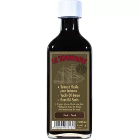 Huile à teinter pour bois Le Tonkinois 250 ml | Teinte acajou