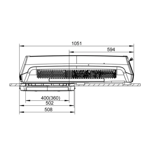 EBERSPACHER Breezonic Performance HP Plus 3600 W - Climatiseur de toit 230 V pour fourgon et camping-car