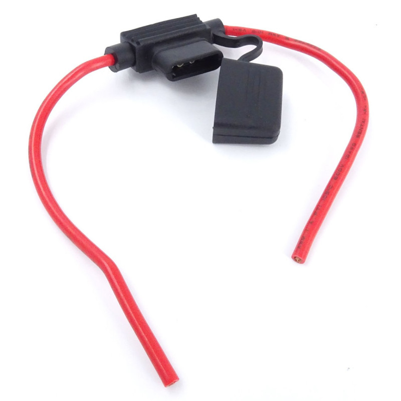 Porte-Fusible Étanche 12V-32V Avec 8 Fusibles 5A/10A/15A/20A – Fil 14 AWG Pour Voiture, Moto, Camion, Bateau – Protection Électrique Robuste