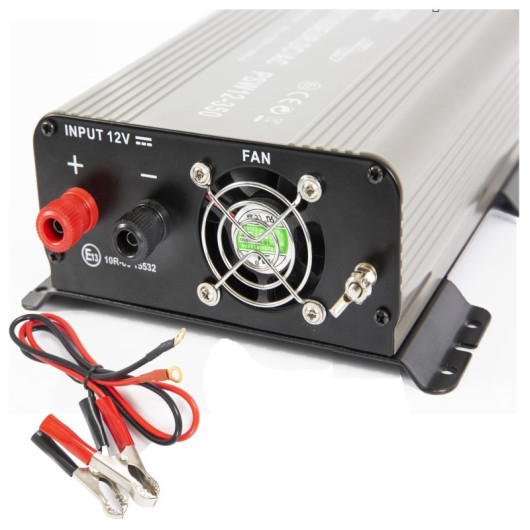 Convertisseur DC-AC PSW-V2 350 Va Energie Mobile sinusoïdal | électricité en van, bateau, camping-car | pionce crocodile