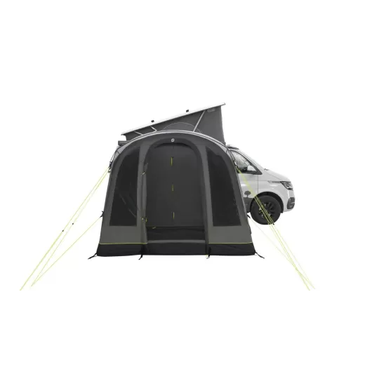 Santa Monica Air auvent van et minivan Outwell | vue de face avec porte ouverte