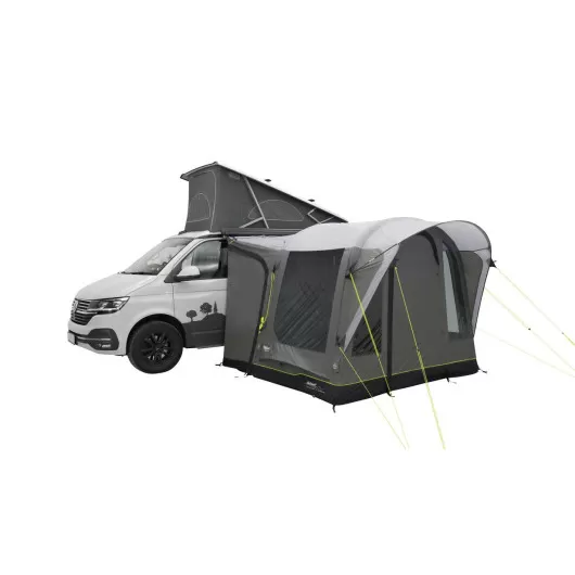 Santa Monica Air auvent van et minivan Outwell | vue du côté gauche