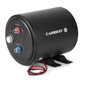 CARBEST CozyWater 8 L | 12 V Chauffe-eau compacte 12V / 8 litres CARBEST, CozyWater, le top pour le van : vu de profile