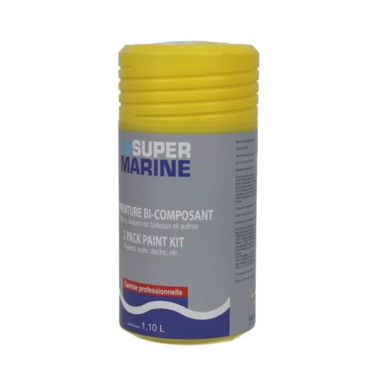 Kit peinture Mercury noir 1,1 L Super marine | Laque & peinture | moteur de bateau plaisance moteur | base diluant et durcisseur