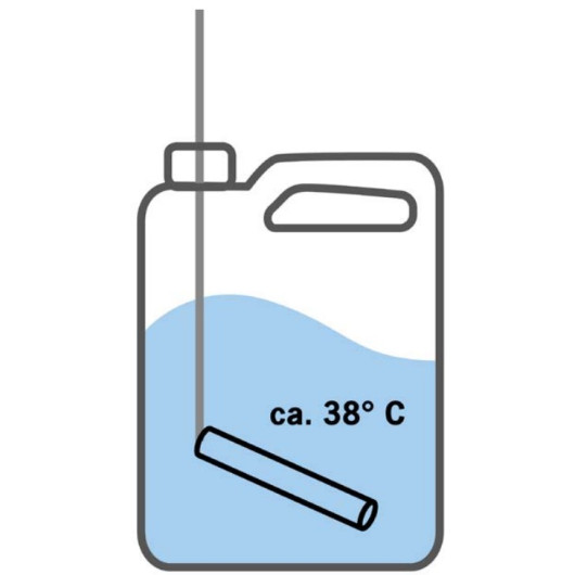 CampingStar chauffe eau Carbest 12 et 230V pour jerrycan reservoir à eau - température max 38°