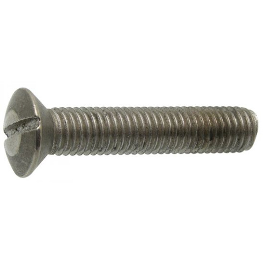 Vis inox A4 Marinox tête fraisée bombée fendue 8 mm pour bateau ou camping-car | Visserie marine acier inoxydable