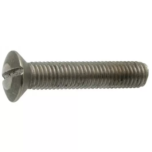 Vis inox A4 Marinox tête fraisée bombée fendue 3 mm pour bateau ou camping-car | Visserie marine acier inoxydable