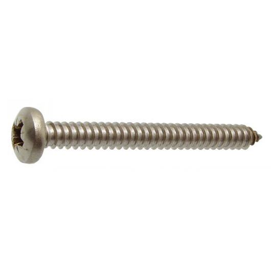 Vis inox A4 pour tôle Marinox tête cylindrique pozi 4,2 mm | Visserie marine acier inoxydable