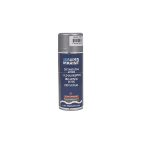 SUPER MARINE Aérosol galvanisation à froid Aérosol galvanisation à froid Super Marine | Primaire & sous-couche pour pièce métallique de bateau | protection au zinc