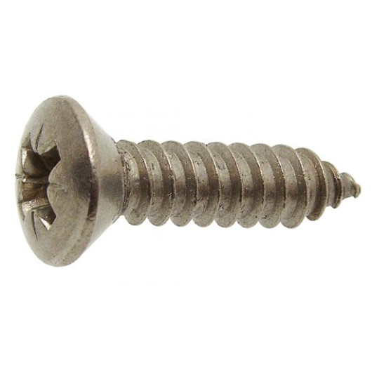 Vis inox A4 pour tôle Marinox tête fraisée bombé pozi 5,5 mm | Visserie marine acier inoxydable