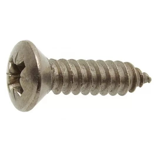 Vis inox A4 pour tôle Marinox tête fraisée bombé pozi 2,9 mm | Visserie marine acier inoxydable