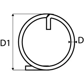 Anneau brisé MARINOX en acier inoxydable A4 pour bateau ou van aménagé | Accastillage marin en inox