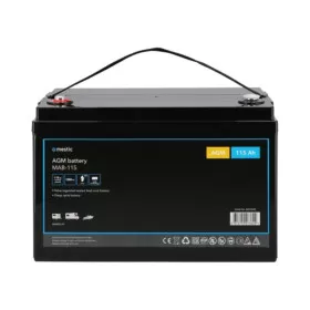 Batterie AGM 115 Ah 12V Mestic MAB-115 - Accu auxilliaire pour van, fourgon, camping-car et bateau