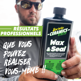 Céramique Wax and Seal Star Brite | Polish, cire, lustrant & wax pour entretien bateau ou camping-car | 500 ml