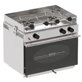 Origin ENO - four/cuisinière marin 2 feux pour bateau inox & émail