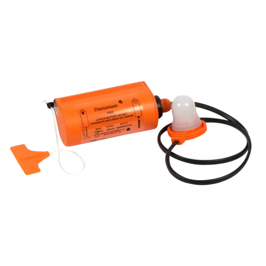 Lampe DANIAMANT RL1 et batterie RB2 pour intérieur de radeau | Accessoire radeau | Une batterie RB2