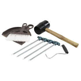Kit d'installation camping Outwell | Accessoires montage tente et auvent camping van aménagé fourgon