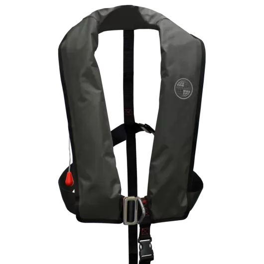 Gilet Ocean Safety automatique XF 170 N Noir avec harnais | Gilet gonflable