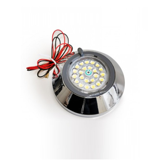 CARBEST Spot LED orientable ø 88 mm - Éclairage 12V camping-car, van et bateau - Vue fermé