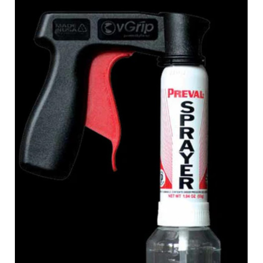 Poignée V Grip Preval | Outils d'application & carénage pour bateau ou camping car ameublement | un vrai pistolet de peinture