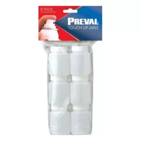 Pack de 6 godets en plastique Preval | Outils d'application & carénage | peinture gelcoat vernis | resistants aux solvants
