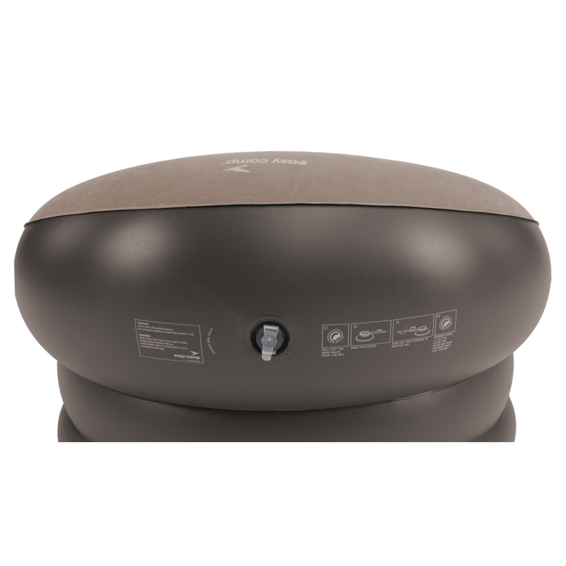 Couverture de Spa Gonflable de 53 Pouces carrée, avec Valve de gonflage et de dégonflage Rapide