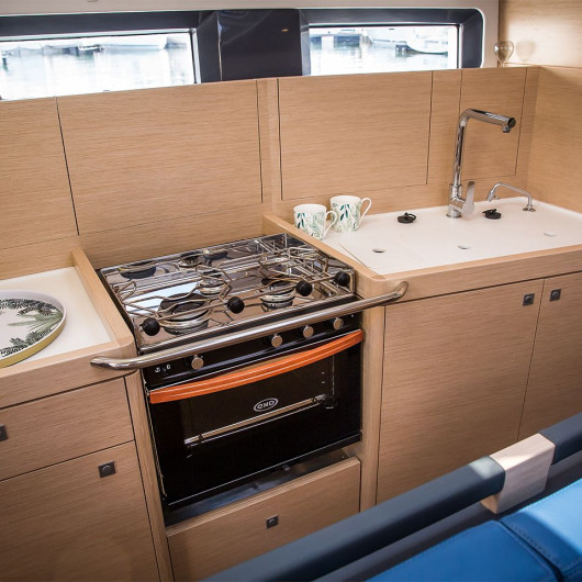 Allure 2 feux four émaillé sans grill ENO - cuisinière marine pour bateau | sur cardan