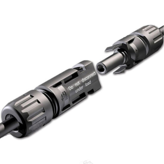 Paire de connecteur MC4 GES - Connection pour panneau photovoltaïque pour van, fourgon, camping-car et bateau