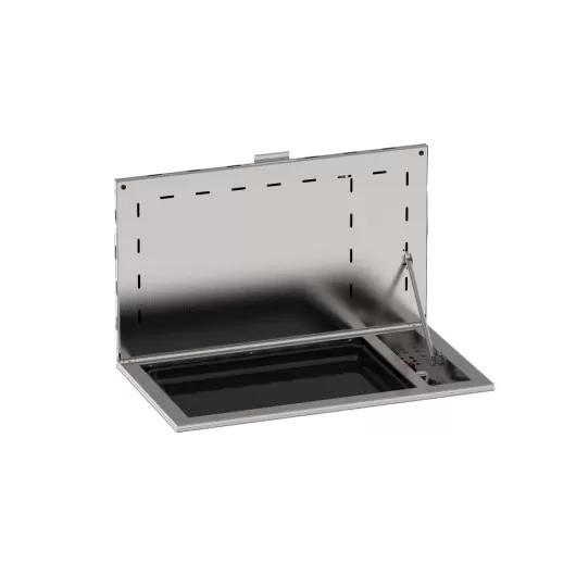 Plancha gaz avec couvercle Antigua ENO | Barbecue & plancha bateau à voile ou catamaran de croisière | inox