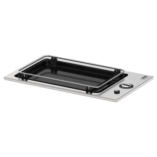 Plancha gaz grill réversible Tribu ENO | Barbecue & plancha pour cockpit catamaran bateau moteur | plaque emaillée