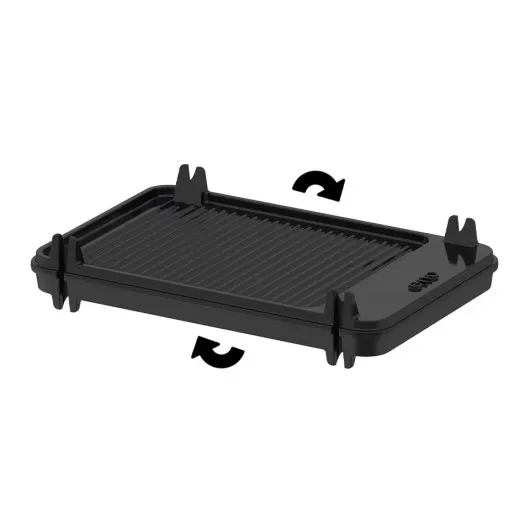 Plancha gaz grill réversible Tribu ENO | Barbecue & plancha pour cockpit catamaran bateau moteur | réversible grill
