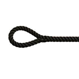 PLASTIMO Cordage pare-battage 3 Torons | Noir Cordage noir 3 torons Plastimo pour pare-battage | Accessoire pare-battage