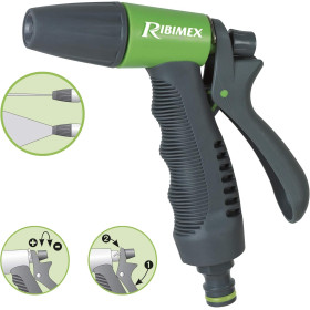 Pistolet arrosage RIBILAND bi-matière plastique | Pistolet d'arrosage pour bateau ou camping-car