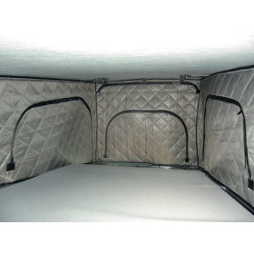 Isolation intérieure toit relevable REIMO pour VW T5 / T6 - isolation à velcro pour les réhausses REIMO