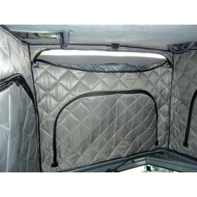 Isolation intérieure toit relevable REIMO pour VW T5 / T6 - isolation à velcro pour les réhausses REIMO