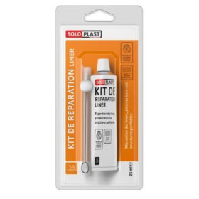 SOLOPLAST Kit de réparation PVC | 25 ml Kit de réparation PVC 250 ml Soloplast | colle polyuréthane pour annexe PVC de bateau