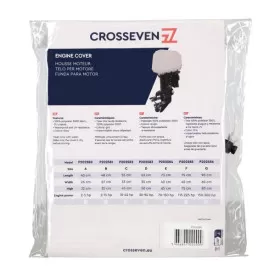 Housse pour moteur hors-bord Crosseven | Housse protection moteur HB | Equipements bateau moteur | Gris